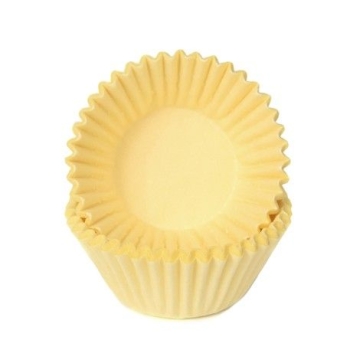 Micro Baking Cups - Pastel Yellow